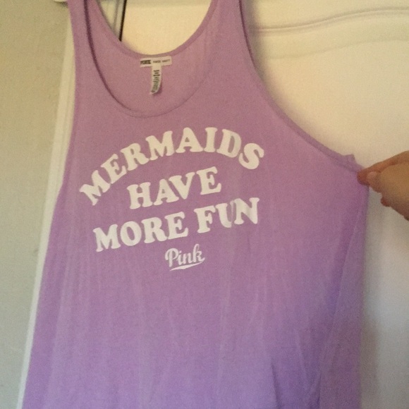 •Pink by Victoria’s Secret Flowy Purple Tank Top• - Picture 2 of 5